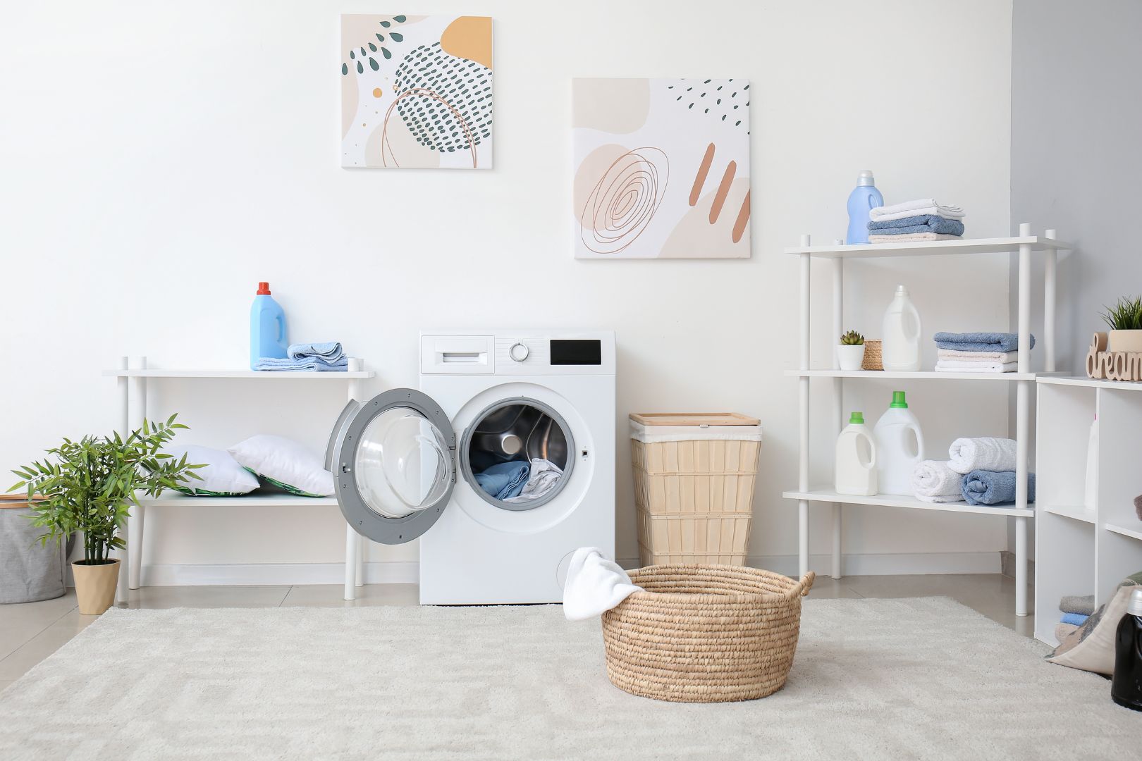 Dicas de Decoracao para Lavanderia Compacta